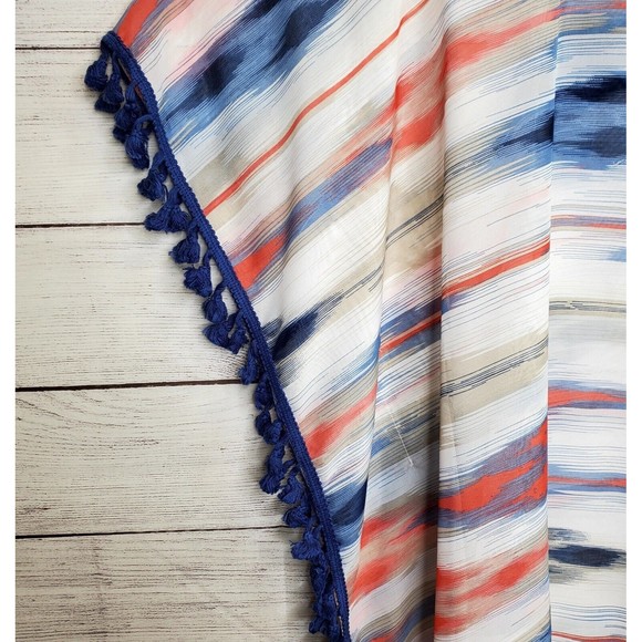 Lulla Collection By Bindya Violet Sheer Shawl Jacket One Size NWT - Picture 6 of 7